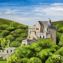 Castle Campbell, Dollar, in Summer Green
