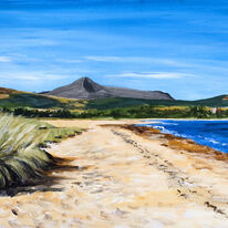 Brodick Beach and Goatfell, Arran