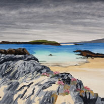 Grey skies, North End Iona