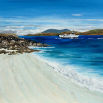 Ferry approaching Iona