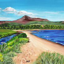 Goatfell from Brodick Beach, Arran