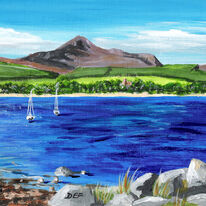 Goatfell from Brodick Pier, Arran