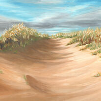 Evening Sun, West Sands Dunes