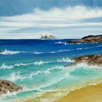 Choppy seas at North Berwick