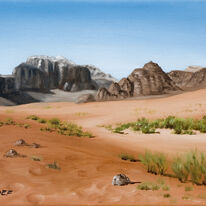 The Mountains of Wadi Rum, Jordan