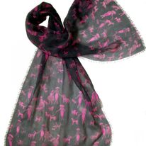 Drusilla Cole Paris Ladies silk scarf