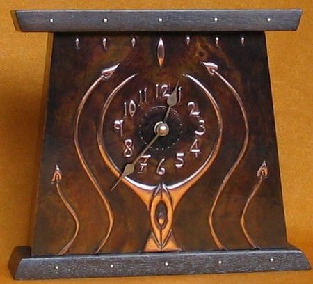  Arts & Crafts mantel clock