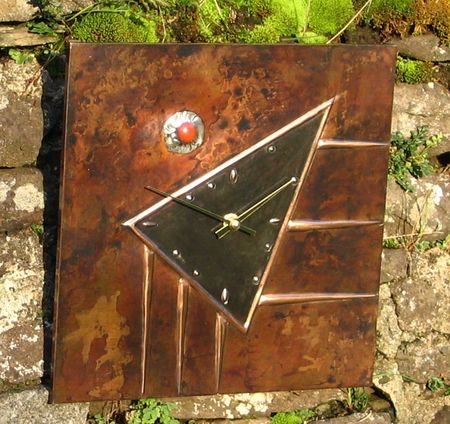 abstract wall clock