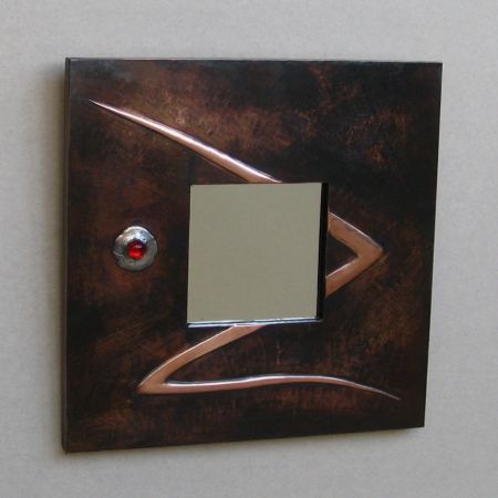 copper  glass mirror
