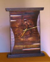 copper mantel clock