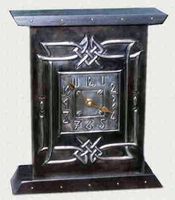 Celtic pewter clock