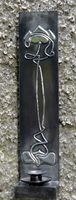 pewter candlesconce