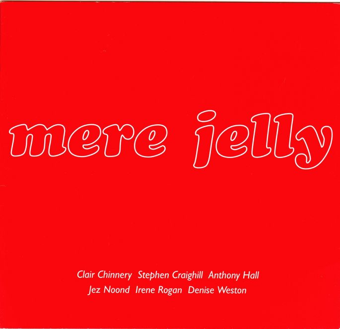 mere jelly catalogue, Transmission Gallery, Glasgow, UK, Keele University Gallery, UK 1996