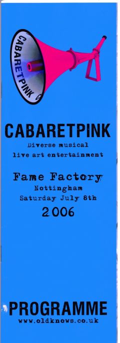 Cabaret Pink, Nottingham 2006
