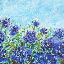 purple flowers