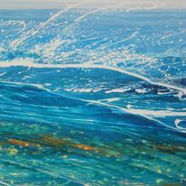 through a wave