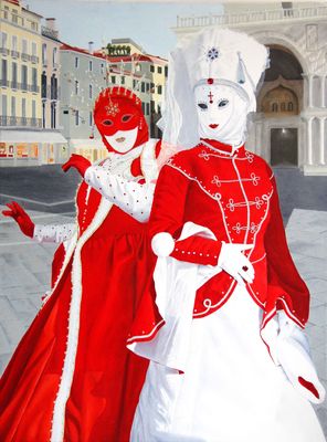 Ladies in red