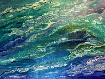 Rippling water