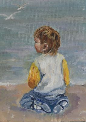 Looking out to sea 2 SOLD