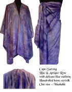 Lilac & Antique rose Sape/sarong