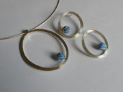 Oval Bud Pendant and Studs