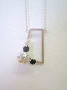 Square Cluster Bud Pendant