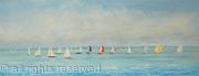 Mermaid Yachts with Spinnakers Up
