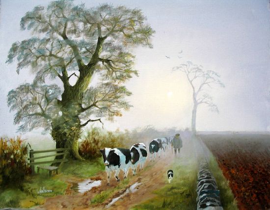 The lowing herd