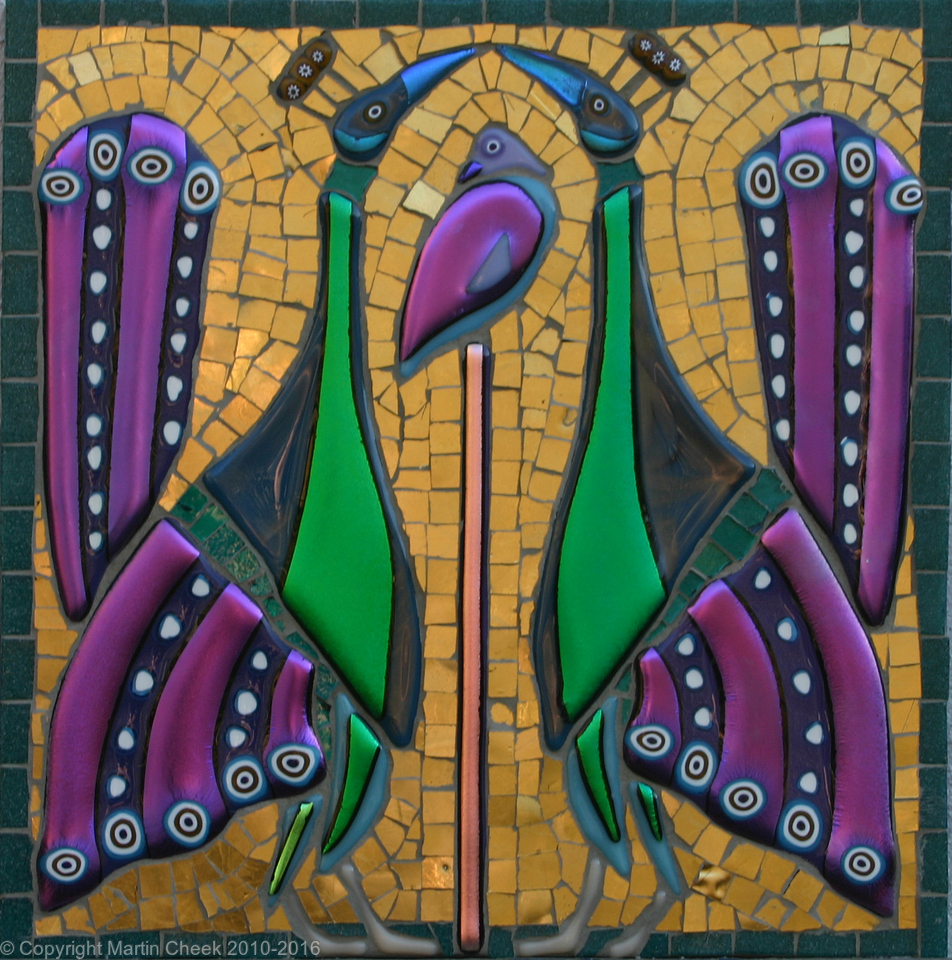 Byzantine Peacocks - Purple