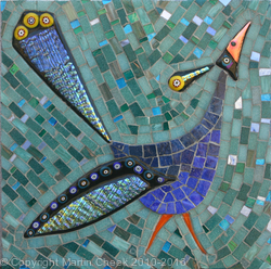 Dark Blue Peacock