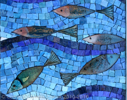 Enamel Fish (Detail)
