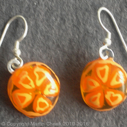Orange Earrings