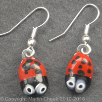 Ladybird Earrings