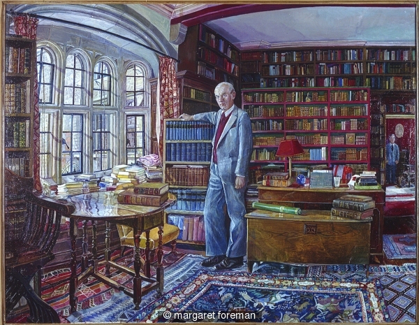 Robert Shackleton in the Bodlean library