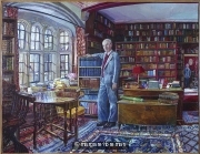Robert Shackleton in the Bodlean library