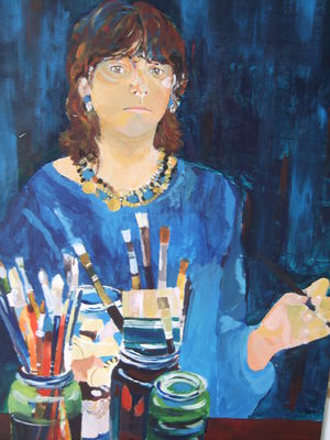 Artist self portrait