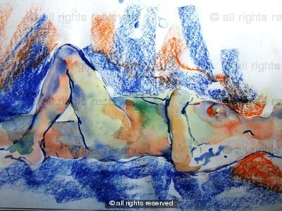 Reclining female nude