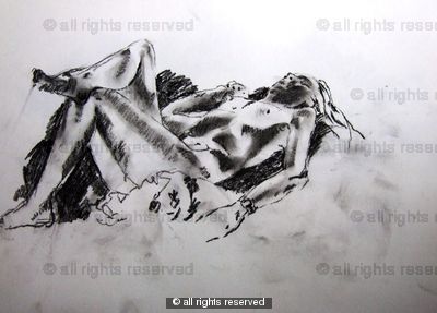 Reclining female nude