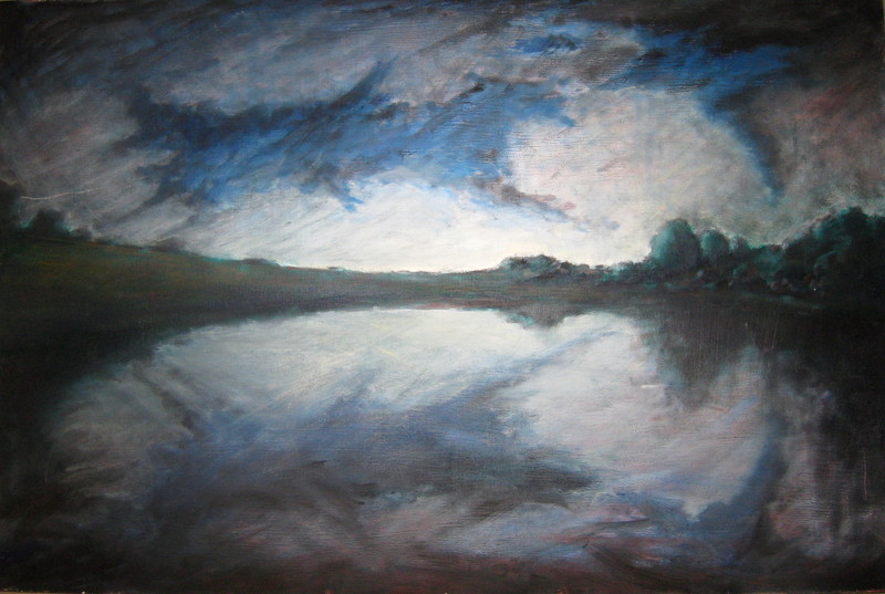Lake At Eastington (Colour)
