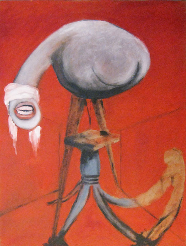 Three Studies For Figures At the Base of a Crucifixion 2 (After Bacon)