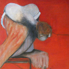 Three Studies For Figures At the Base of a Crucifixion 1 (After Bacon)