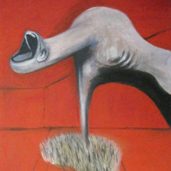 Three Studies For Figures At the Base of a Crucifixion 3 (After Bacon)