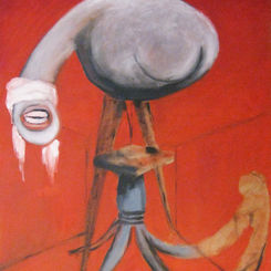 Three Studies For Figures At the Base of a Crucifixion 2 (After Bacon)