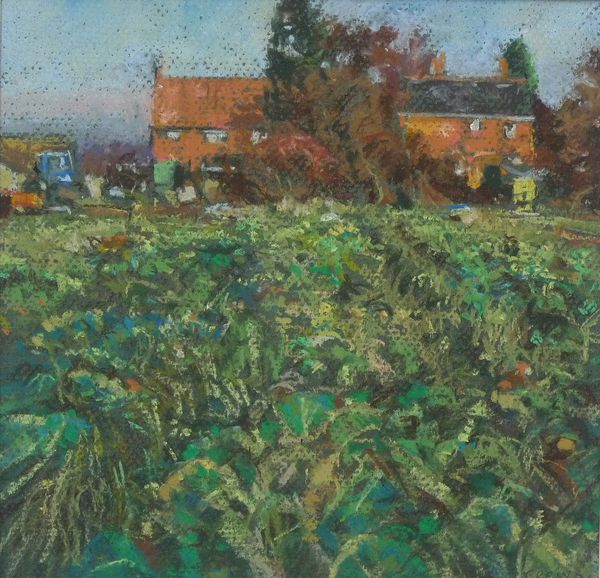Bourne-Farm-Winter.  pastel