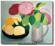 hydrangeas-and-yellow-fruit
