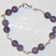 Amethyst holistic bracelet 025