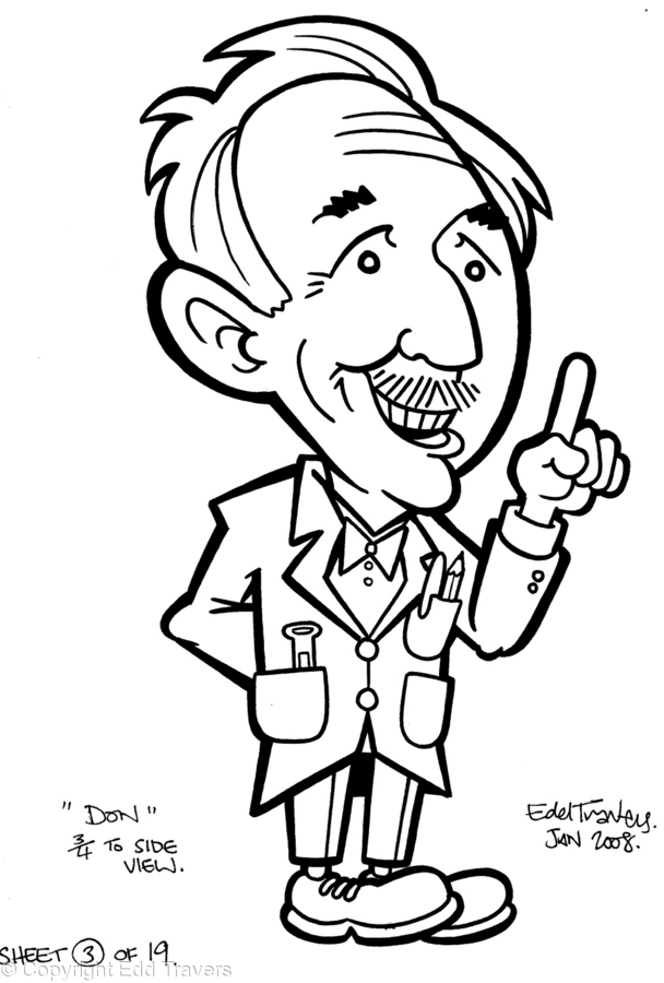 Character Design : Don the Scientist