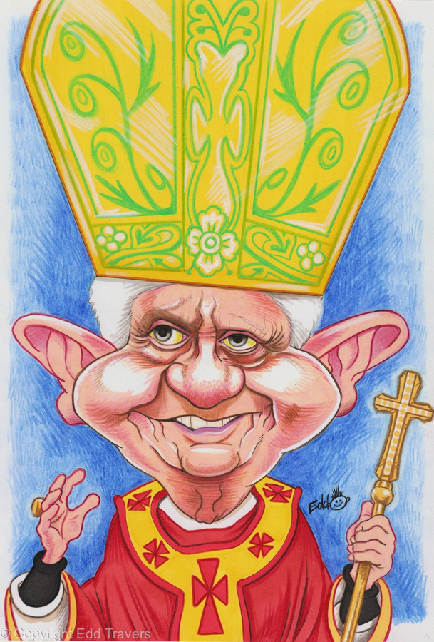 Edd's Heads: Pope Benedict