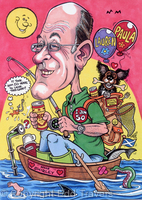 Johns 50TH Birthday Gift Caricature