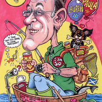 Johns 50TH Birthday Gift Caricature
